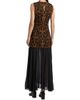 Ulla Johnson Women's Auryn Appliqué Silk Sleeveless Combo Midi-Dress - 5