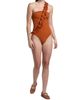 Ulla Johnson Women's Capri Ruffled One-Shoulder One-Piece Swimsuit - 2