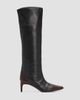 Ulla Johnson Women's Carlyle Lizard-Embossed Leather Knee-High Boots - 1