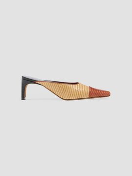 Ulla Johnson Women's Carlyle Spotted Calf Hair Mules