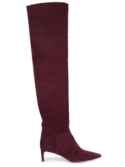 Ulla Johnson Women's Carolina Slouchy 55MM Over-The-Knee Suede Boots