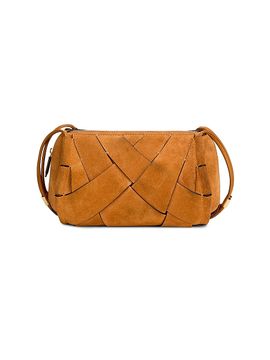 Ulla Johnson Women's Charlotte Woven-Suede Camera Bag
