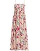 Ulla Johnson Women's Clove Ruffled Floral Silk Maxi Dress - 8