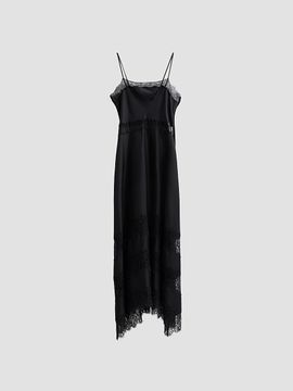 Ulla Johnson Women's Coco Lace-Trimmed Silk Dress