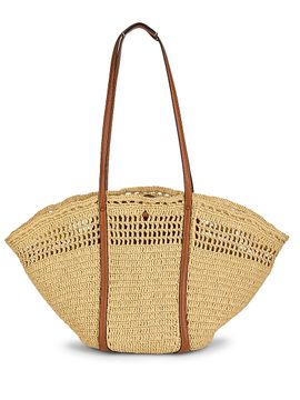 Ulla Johnson Women's Crocheted Raffia Basket Bag
