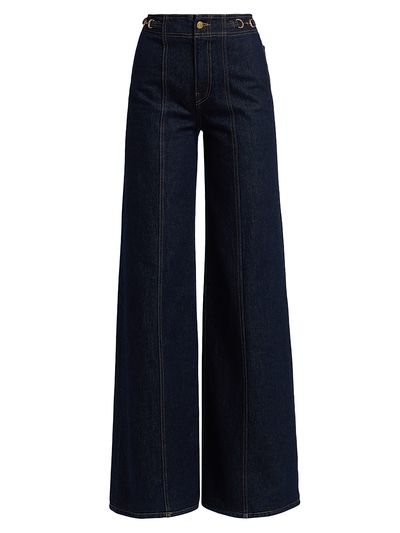Ulla Johnson Women's Delphine Hight-Rise Wide-Leg Jeans