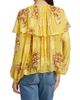 Ulla Johnson Women's Elissa Printed Silk Chiffon Cape Blouse - 5
