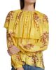 Ulla Johnson Women's Elissa Printed Silk Chiffon Cape Blouse - 6