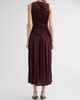 Ulla Johnson Women's Elora Ruched Floral Jersey Midi Dress - 3
