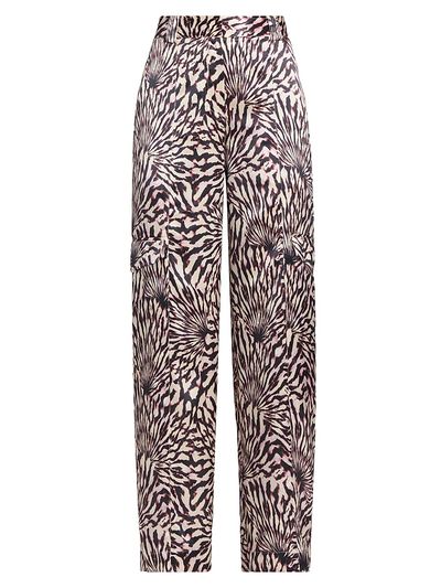 Ulla Johnson Women's Emilia Satin Cargo Pants