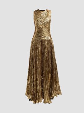 Ulla Johnson Women's Eugenia Ruched Pleated Gown