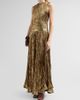 Ulla Johnson Women's Eugenia Ruched Pleated Gown - 4