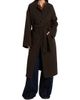 Ulla Johnson Women's Fernanda Wool-Blend Oversized Belted Coat - 2