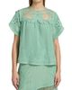 Ulla Johnson Women's Florence Embroidered Floral Silk Tulle Top - 3