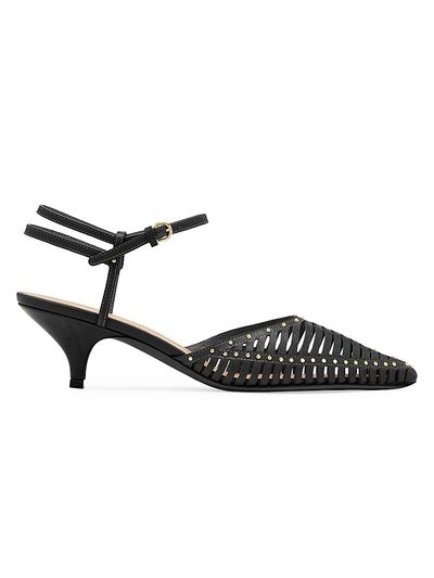 Ulla Johnson Women's Francine 50MM Cage Kitten Heel Pumps
