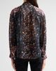 Ulla Johnson Women's Gesture Floral Silk Ruffle Blouse - 3