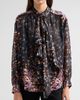 Ulla Johnson Women's Gesture Floral Silk Ruffle Blouse - 5