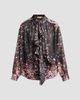 Ulla Johnson Women's Gesture Floral Silk Ruffle Blouse - 6