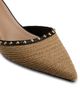 Ulla Johnson Women's Hera 50MM Raffia & Leather Pumps - 6