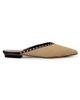 Ulla Johnson Women's Hera Raffia Studded Leather-Trimmed Mules - 1
