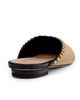 Ulla Johnson Women's Hera Raffia Studded Leather-Trimmed Mules - 3
