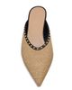 Ulla Johnson Women's Hera Raffia Studded Leather-Trimmed Mules - 4