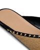 Ulla Johnson Women's Hera Raffia Studded Leather-Trimmed Mules - 6