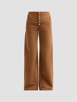 Ulla Johnson Women's Jasmine Cotton Wide-Leg Jeans