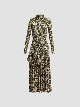 Ulla Johnson Women's Katy Draped Jersey Maxi Dress