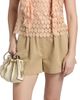 Ulla Johnson Women's Kira Pleated Cotton Shorts - 3