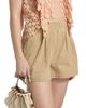 Ulla Johnson Women's Kira Pleated Cotton Shorts - 4