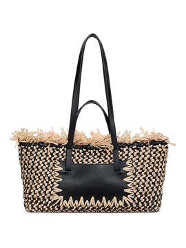 Ulla Johnson Women's Lali Small Raffia Tote Bag