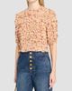 Ulla Johnson Women's Mabel Floral Ruffle Silk Top - 4