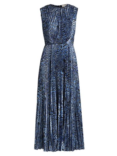 Ulla Johnson Women's Malin Pleated Satin Midi-Dress