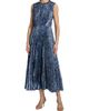 Ulla Johnson Women's Malin Pleated Satin Midi-Dress - 3