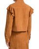 Ulla Johnson Women's Matilde Ruffle Suede Jacket - 5