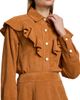 Ulla Johnson Women's Matilde Ruffle Suede Jacket - 6