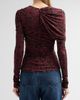 Ulla Johnson Women's Neema Printed Draped Jersey Top - 3