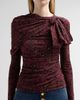 Ulla Johnson Women's Neema Printed Draped Jersey Top - 5