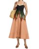 Ulla Johnson Women's Nova Splatter-Paint A-Line Midi-Dress - 2