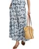 Ulla Johnson Women's Olina Printed Cotton A-Line Maxi Skirt - 3