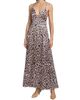 Ulla Johnson Women's Oriana Zebra-Print Satin A-Line Maxi Dress - 3