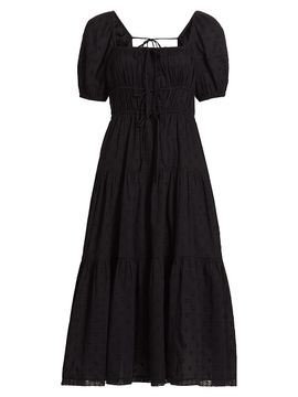 Ulla Johnson Women's Palma Clip Dot Midi-Dress