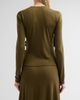 Ulla Johnson Women's Polina Jersey Long-Sleeve Top - 3