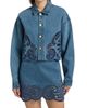 Ulla Johnson Women's The Bobbi Eyelet Denim Jacket - 3