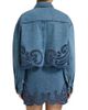 Ulla Johnson Women's The Bobbi Eyelet Denim Jacket - 5