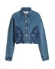 Ulla Johnson Women's The Bobbi Eyelet Denim Jacket - 8