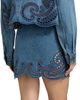 Ulla Johnson Women's The Cadiz Eyelet Cotton Denim A-Line Miniskirt - 5