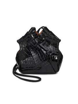 Ulla Johnson Women's The Charlotte Croc-Embossed Leather Crossbody Bag