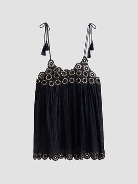 Ulla Johnson Women's Tula Cotton Embroidered Minidress